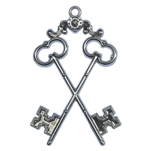 Blue Lodge Treasurer Jewel – Authentic Blue Lodge Officer Jewel | Silver-Plated Masonic Regalia for Lodge Installations | Zeebro