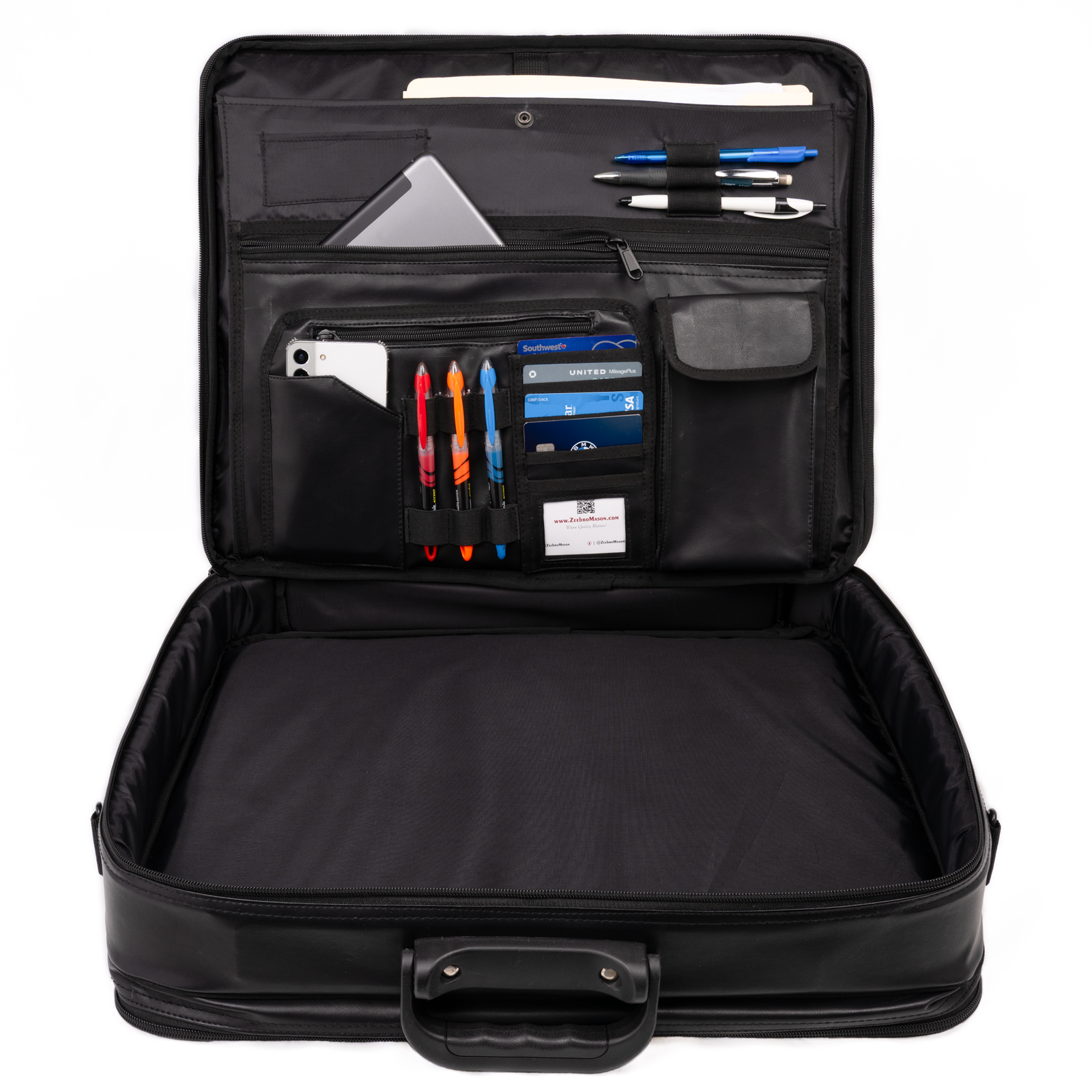 Dual-Purpose Masonic Briefcase & Apron Case | Premium Faux Leather Construction - Image 6