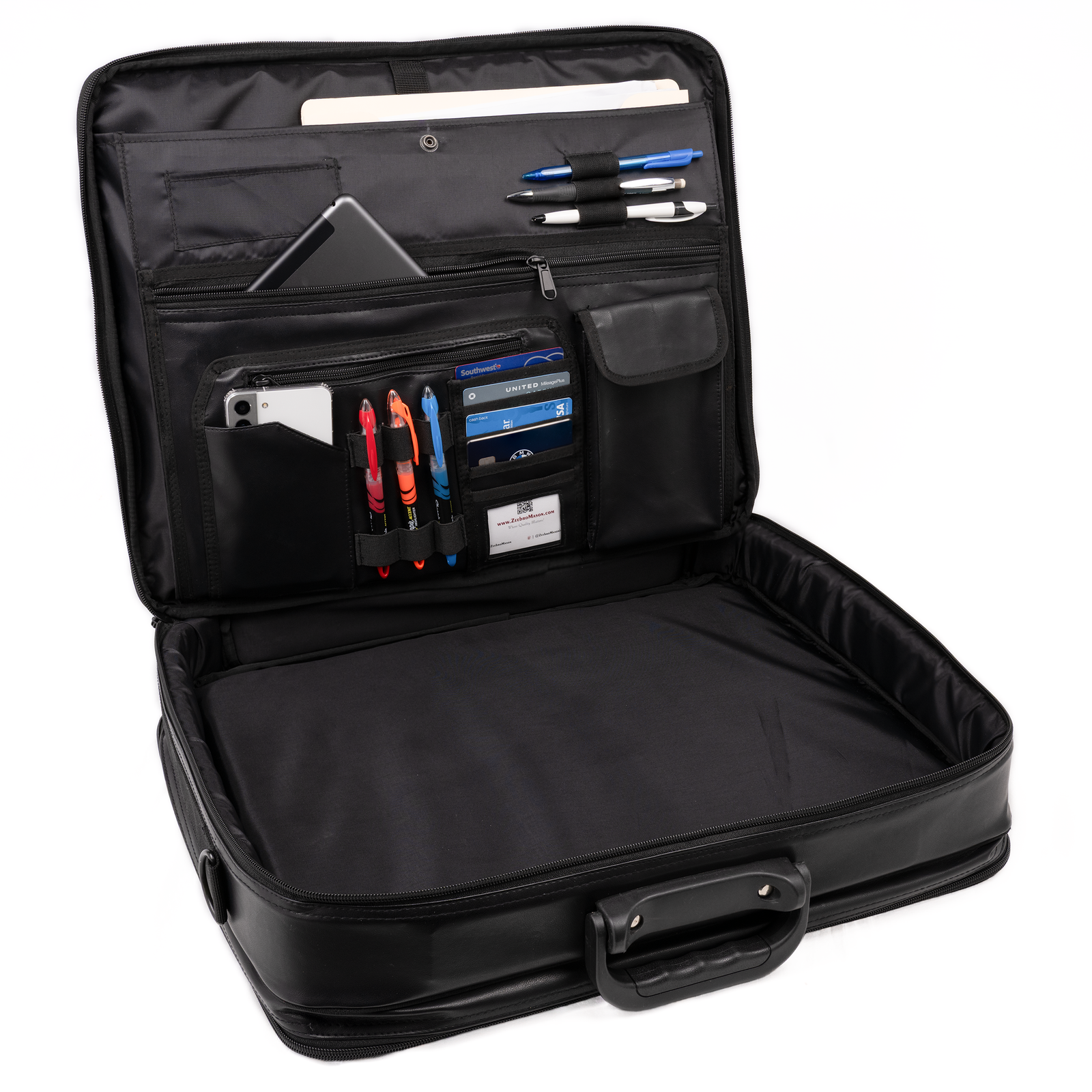 Dual-Purpose Masonic Briefcase & Apron Case | Premium Faux Leather Construction - Image 7