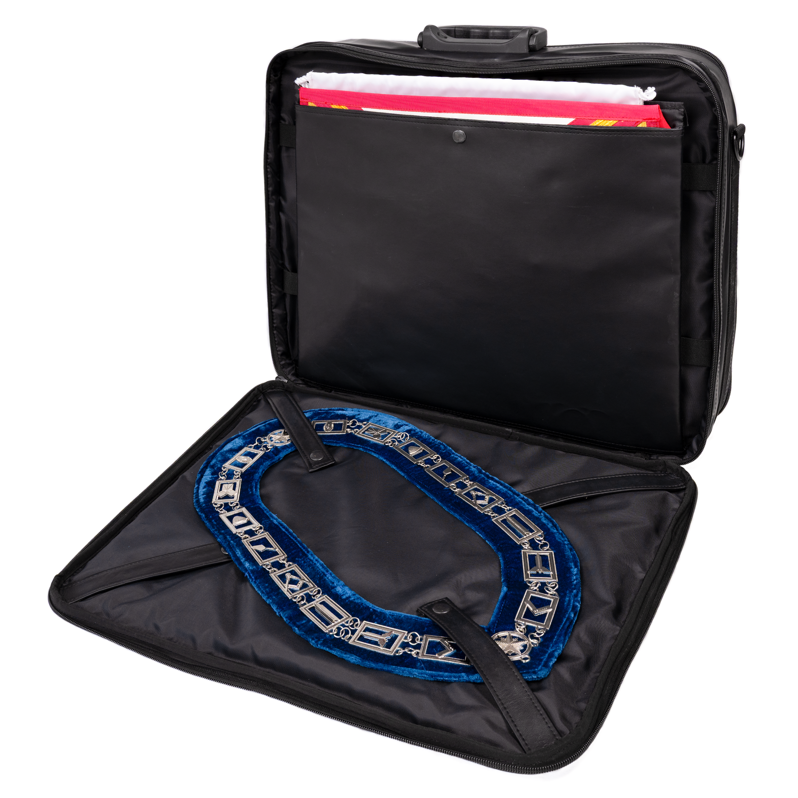 Dual-Purpose Masonic Briefcase & Apron Case | Premium Faux Leather Construction - Image 9