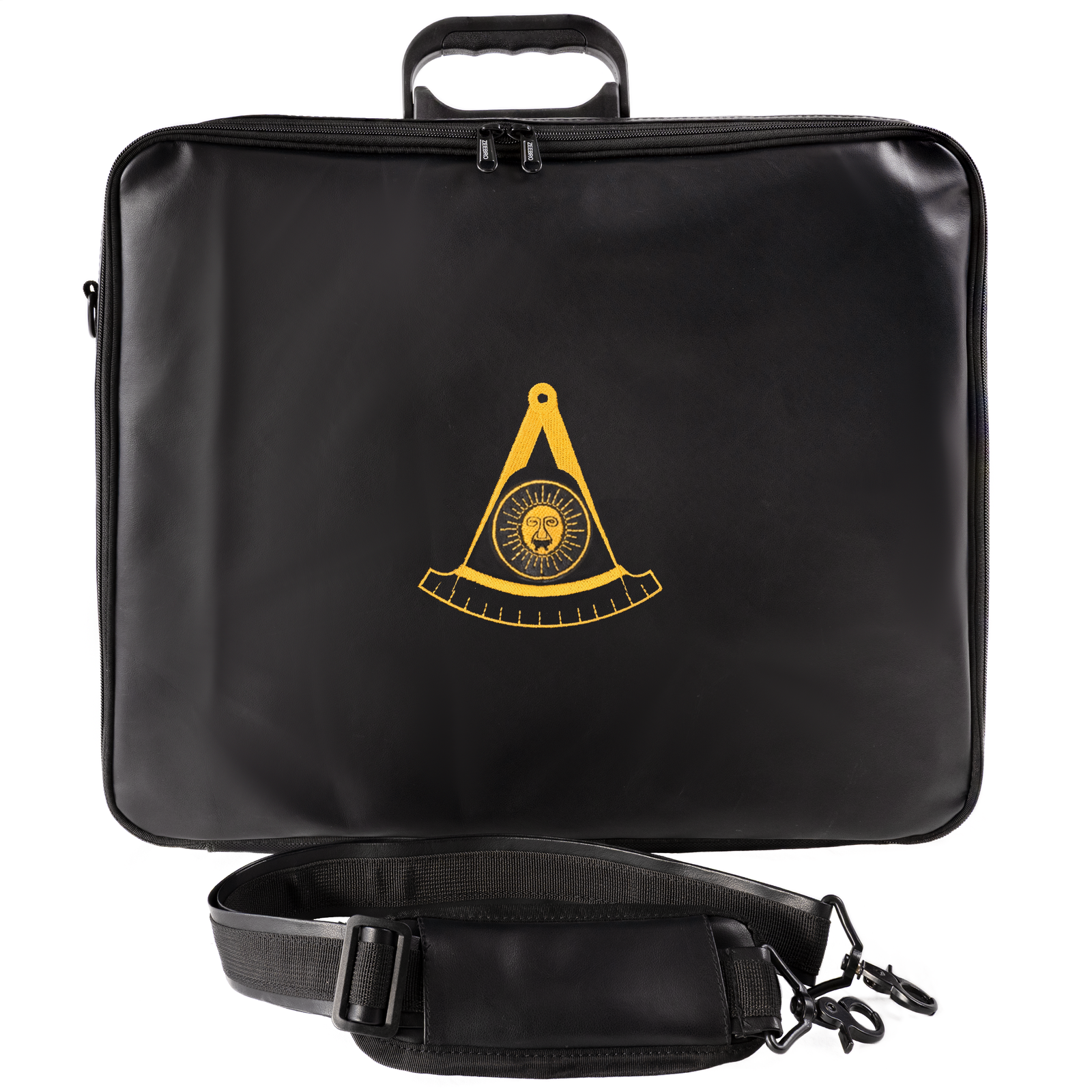 Dual-Purpose Masonic Briefcase & Apron Case | Premium Faux Leather Construction - Image 5